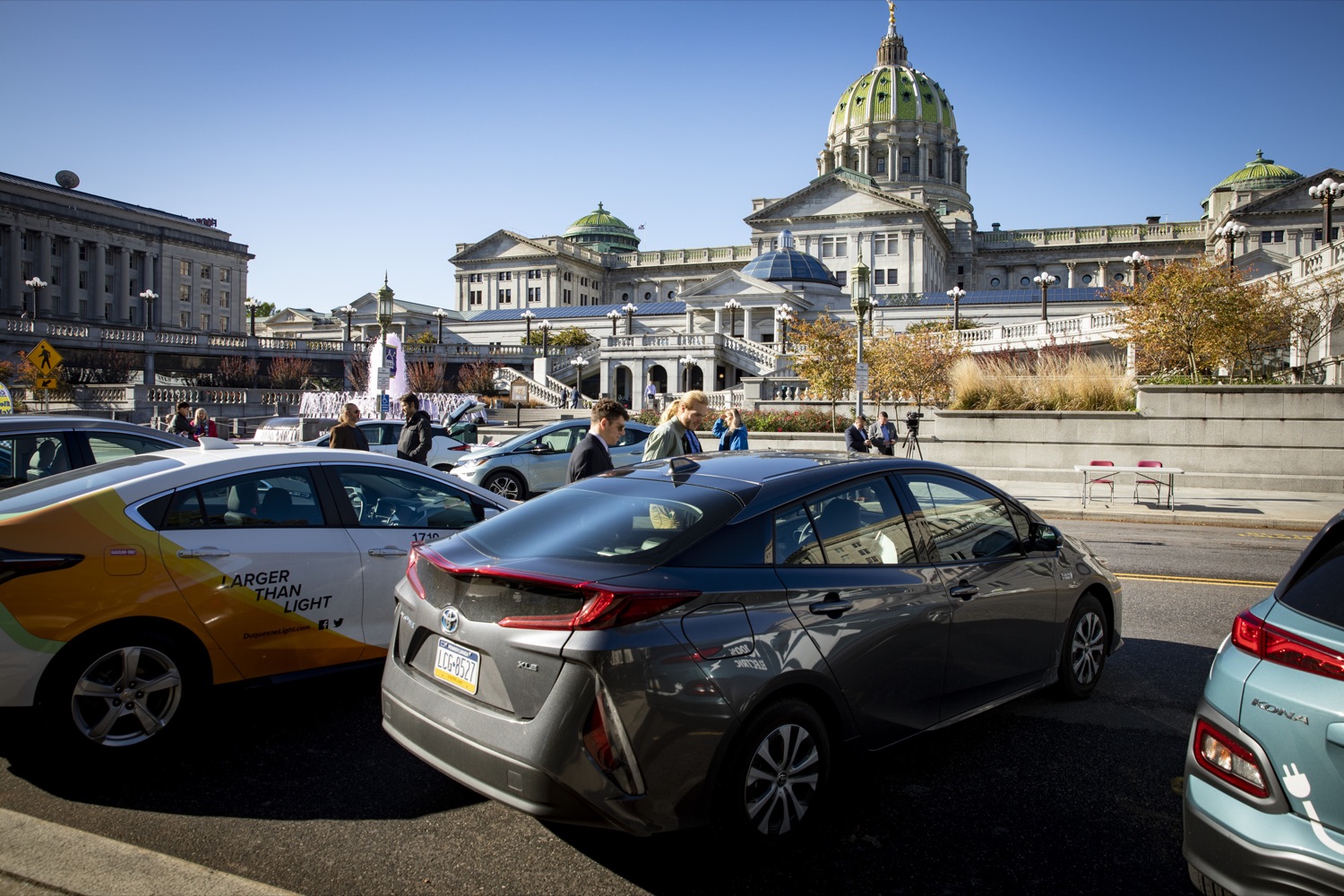 Members of the public are invited to test out electric and hybrid vehicles during a Ride & Drive Event at the Capitol Complex on October 23, 2019.<br><a href="https://filesource.amperwave.net/commonwealthofpa/photo/17449_DGS_DRIVE_ELECTRIC_CZ_02.JPG" target="_blank">⇣ Download Photo</a>