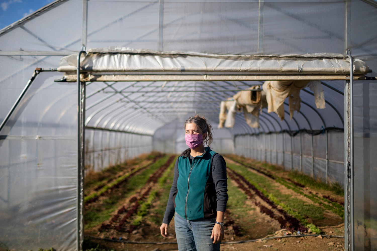 Aimee Good, co-owner and operator of The Good Farm, is pictured at the farm in Germansville on Friday, November 20, 2020.<br><a href="https://filesource.amperwave.net/commonwealthofpa/photo/18325_AGRIC_Farm_Show_NK_018.jpg" target="_blank">⇣ Download Photo</a>