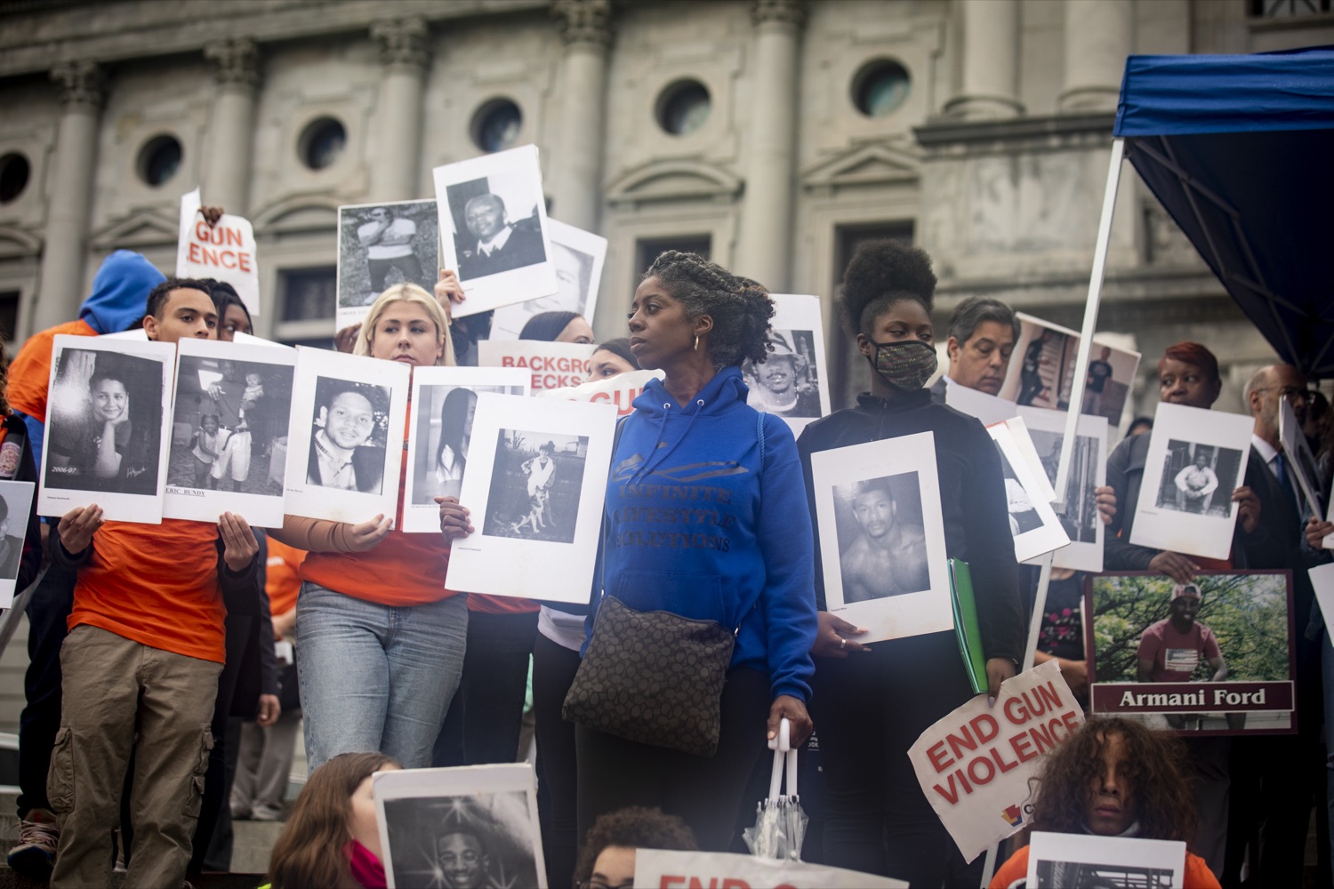 More than 200 Pennsylvanians at the Capitol call for legislative action to save lives against gun violence, in Harrisburg, PA on April 26, 2022.<br><a href="https://filesource.amperwave.net/commonwealthofpa/photo/20782_gov_ceaseFirePA_27.JPG" target="_blank">⇣ Download Photo</a>