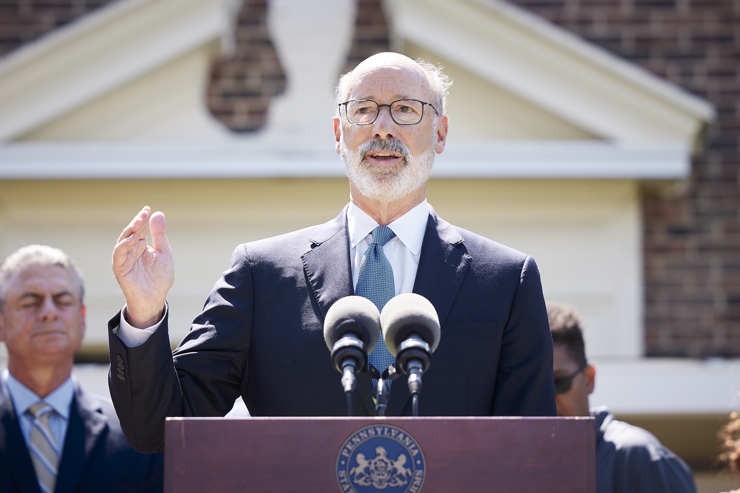 Pennsylvania Governor Tom Wolf speaks with the press.   Governor Tom Wolf was joined by state Representative David Delloso and stakeholders and community members to discuss the reintroduction of the PA Opportunity Program, which would send $2,000 checks directly to Pennsylvanians. I first proposed the PA Opportunity Program back in February, but Republican leaders in the General Assembly just wouldnt get on board with funding it in this years budget, said Gov. Wolf. However, as Ive traveled the commonwealth, Ive heard directly from so many people about how much this program would mean to them and their families. Im not going to stop fighting until the people of Pennsylvania get the help they need and deserve. Folcroft, PA  August 2, 2022<br><a href="https://filesource.amperwave.net/commonwealthofpa/photo/22070_gov_opportunityFund_dz_007.JPG" target="_blank">⇣ Download Photo</a>