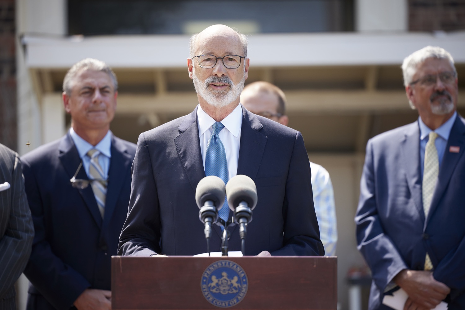 Pennsylvania Governor Tom Wolf speaks with the press.   Governor Tom Wolf was joined by state Representative David Delloso and stakeholders and community members to discuss the reintroduction of the PA Opportunity Program, which would send $2,000 checks directly to Pennsylvanians. I first proposed the PA Opportunity Program back in February, but Republican leaders in the General Assembly just wouldnt get on board with funding it in this years budget, said Gov. Wolf. However, as Ive traveled the commonwealth, Ive heard directly from so many people about how much this program would mean to them and their families. Im not going to stop fighting until the people of Pennsylvania get the help they need and deserve. Folcroft, PA  August 2, 2022<br><a href="https://filesource.amperwave.net/commonwealthofpa/photo/22070_gov_opportunityFund_dz_015.JPG" target="_blank">⇣ Download Photo</a>