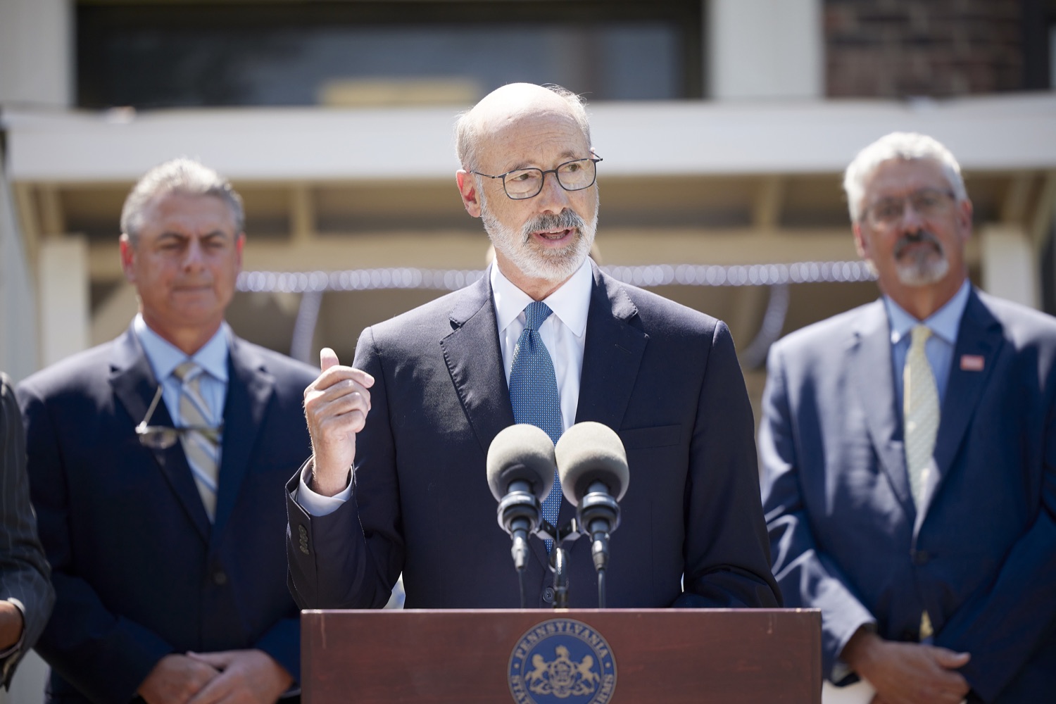 Pennsylvania Governor Tom Wolf speaks with the press.   Governor Tom Wolf was joined by state Representative David Delloso and stakeholders and community members to discuss the reintroduction of the PA Opportunity Program, which would send $2,000 checks directly to Pennsylvanians. I first proposed the PA Opportunity Program back in February, but Republican leaders in the General Assembly just wouldnt get on board with funding it in this years budget, said Gov. Wolf. However, as Ive traveled the commonwealth, Ive heard directly from so many people about how much this program would mean to them and their families. Im not going to stop fighting until the people of Pennsylvania get the help they need and deserve. Folcroft, PA  August 2, 2022<br><a href="https://filesource.amperwave.net/commonwealthofpa/photo/22070_gov_opportunityFund_dz_017.JPG" target="_blank">⇣ Download Photo</a>