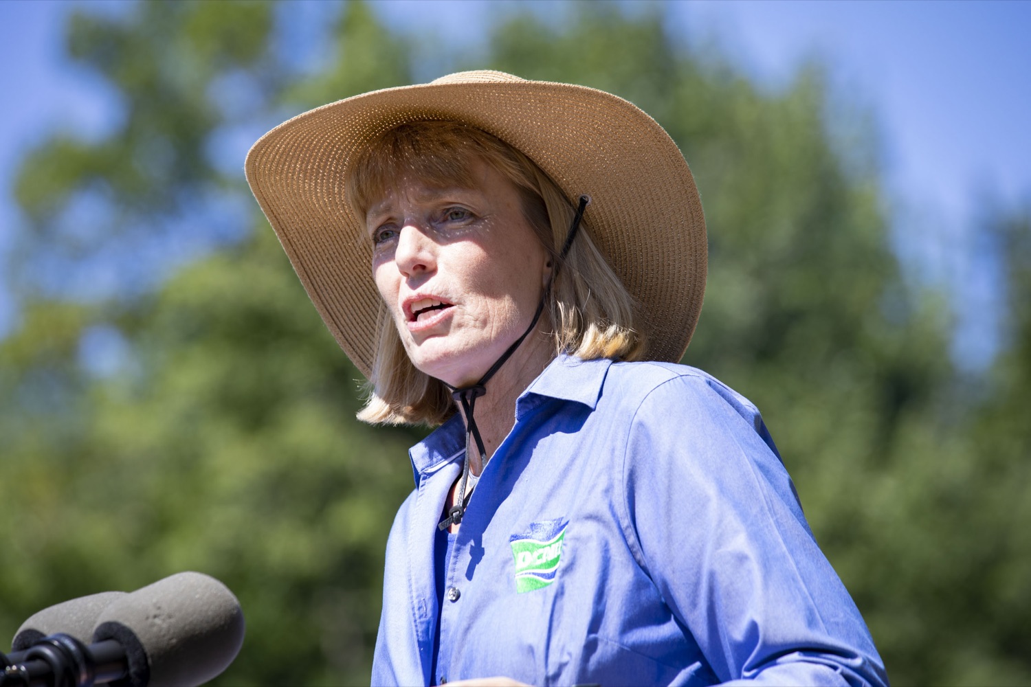 DCNR Secretary Cindy Adams Dunn announces a new motorized recreation area in Weiser State Forest District that will expand opportunities for ATVs, dirt bikes, off-highway vehicles, and other forms of recreation  in McAdoo, PA on August 12, 2022.<br><a href="https://filesource.amperwave.net/commonwealthofpa/photo/22090_dcnr_RecreationArea_17.jpg" target="_blank">⇣ Download Photo</a>
