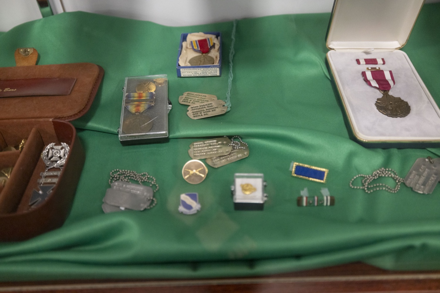 Treasurer Stacy Garrity gives a tour of the historic vault, showing examples of tangible property including military decorations, fine jewelry, antique silver, musical instruments, and other items, in Harrisburg, PA on July 20, 2023.<br><a href="https://filesource.amperwave.net/commonwealthofpa/photo/23247_treas_vault_cz_12.jpg" target="_blank">⇣ Download Photo</a>