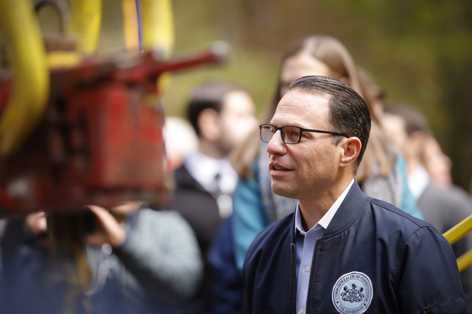 Governor Josh Shapiro, the PA Department of Environmental Protection (DEP), Environmental Defense Fund (EDF), and the Pennsylvania Environmental Council (PEC) highlighted the Shapiro Administration's historic work to cap and plug orphaned and abandoned oil and gas wells across Pennsylvania. OCTOBER 18, 2023 - BURGETTSTOWN, PA<br><a href="https://filesource.amperwave.net/commonwealthofpa/photo/23921_gov_100thwell_dz_011.JPG" target="_blank">⇣ Download Photo</a>
