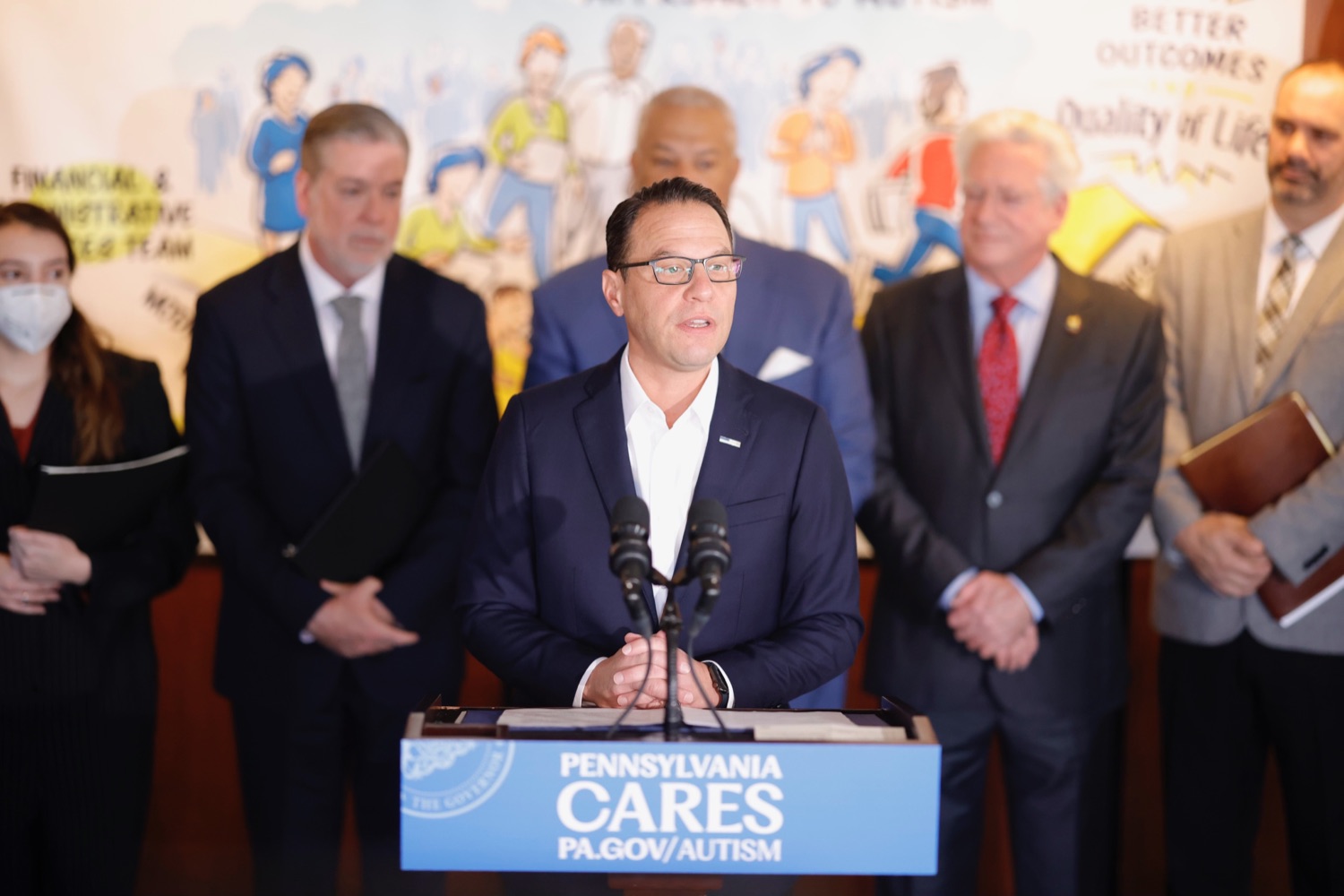 Shapiro Administration Directs Insurers to Meet Obligations for Autism Coverage Under Mental Health Parity Laws, Removing Barriers to Care and Expanding Access to Services for Pennsylvanians<br><a href="https://filesource.amperwave.net/commonwealthofpa/photo/24024_gov_autismParity_06.jpg" target="_blank">⇣ Download Photo</a>