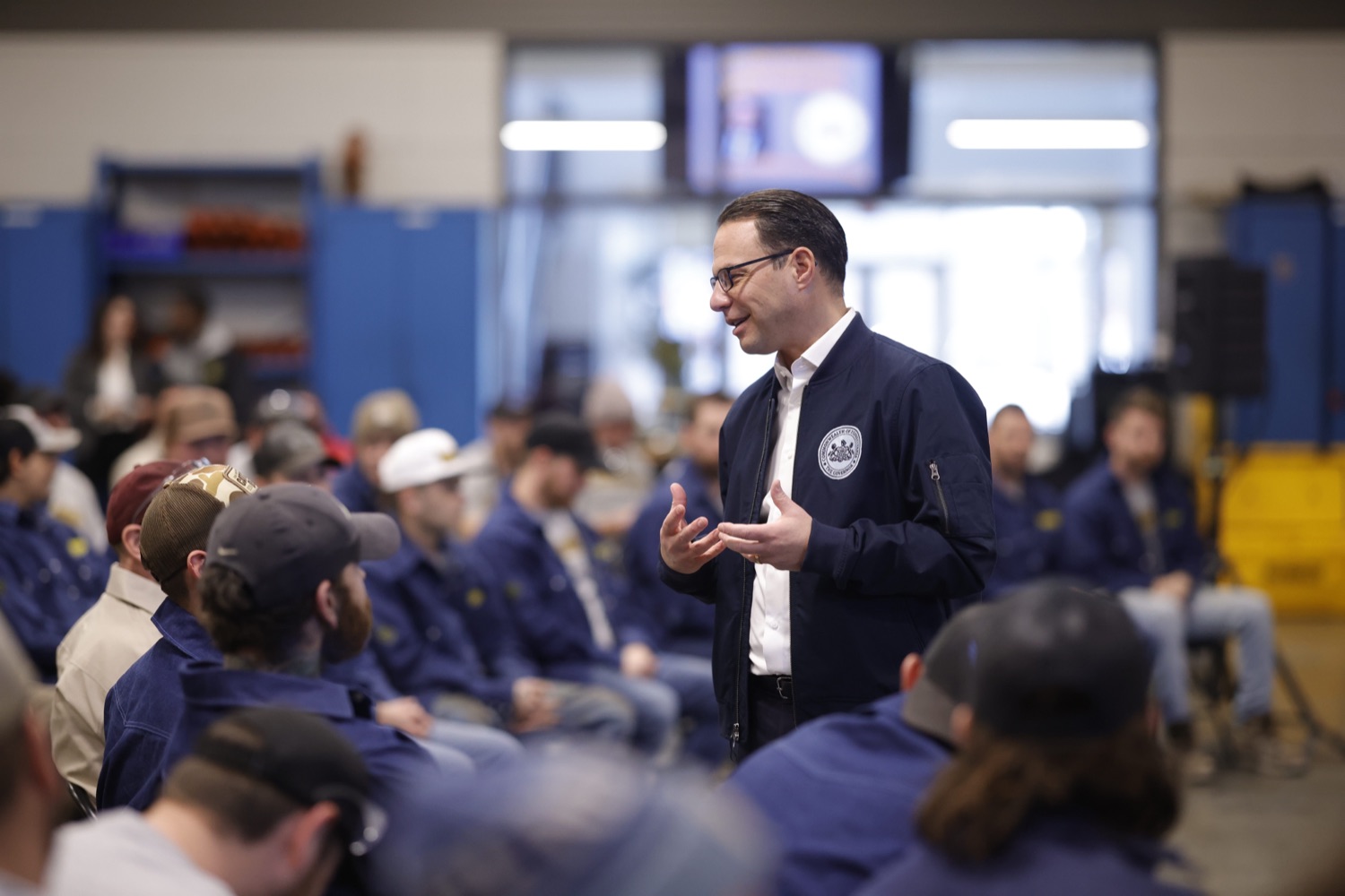 Governor Shapiro Touts Investments in Pennsylvanias Workforce, Apprenticeship Programs at Steamfitters Local 449 in Butler County<br><a href="https://filesource.amperwave.net/commonwealthofpa/photo/24063_gov_apprenticeshipWeek_01.jpeg" target="_blank">⇣ Download Photo</a>