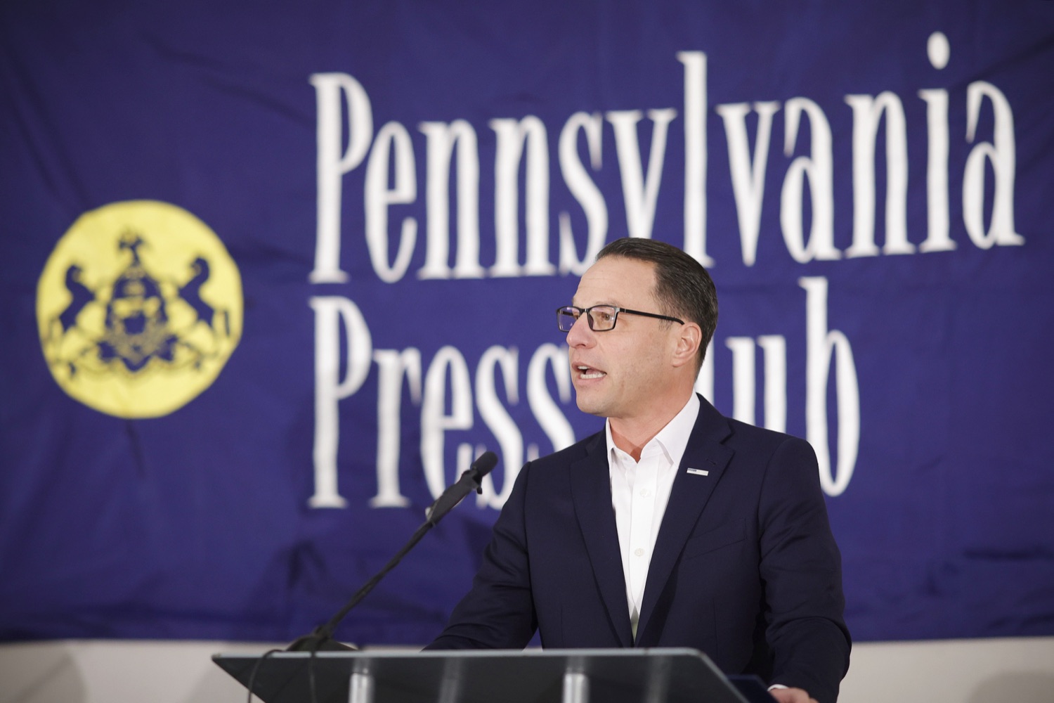Governor Josh Shapiro delivered remarks at the Pennsylvania Press Club's November 2023 luncheon in Harrisburg.  NOVEMBER 20, 2023 - HARRISBURG, PA<br><a href="https://filesource.amperwave.net/commonwealthofpa/photo/24105_gov_papressclub_dz_0001.JPG" target="_blank">⇣ Download Photo</a>