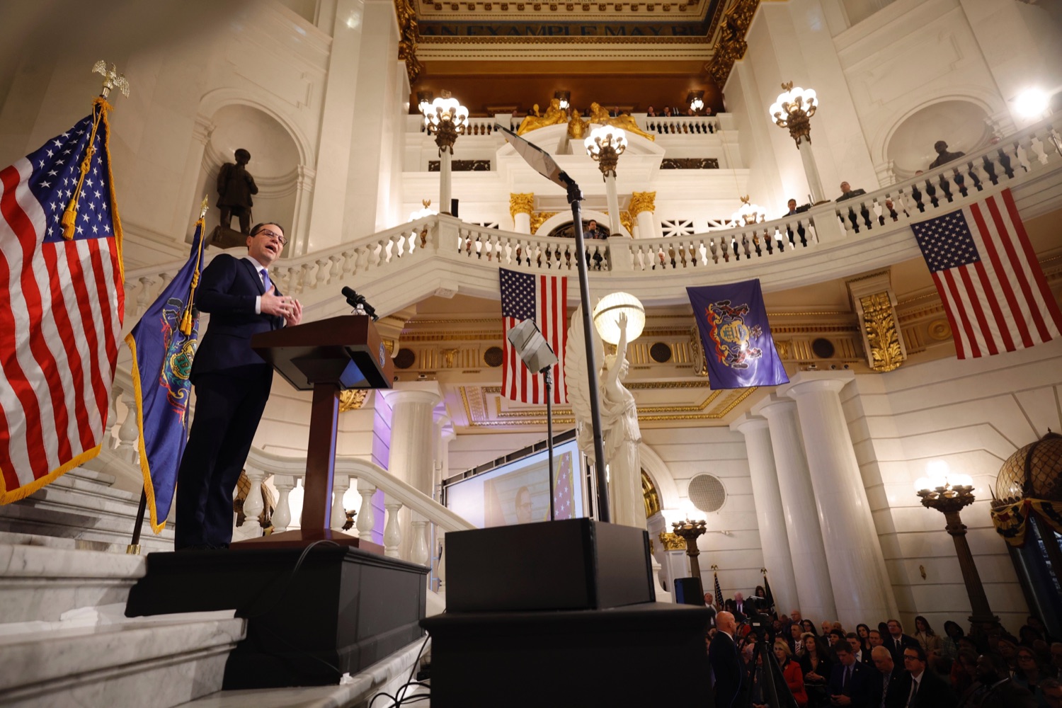 Governor Shapiro Unveils 2024-25 Budget Proposal to Get Stuff Done, Create Opportunity, and Advance Real Freedom for All Pennsylvanians<br><a href="https://filesource.amperwave.net/commonwealthofpa/photo/24341_Gov_BudgetAddress_photo_18.jpeg" target="_blank">⇣ Download Photo</a>