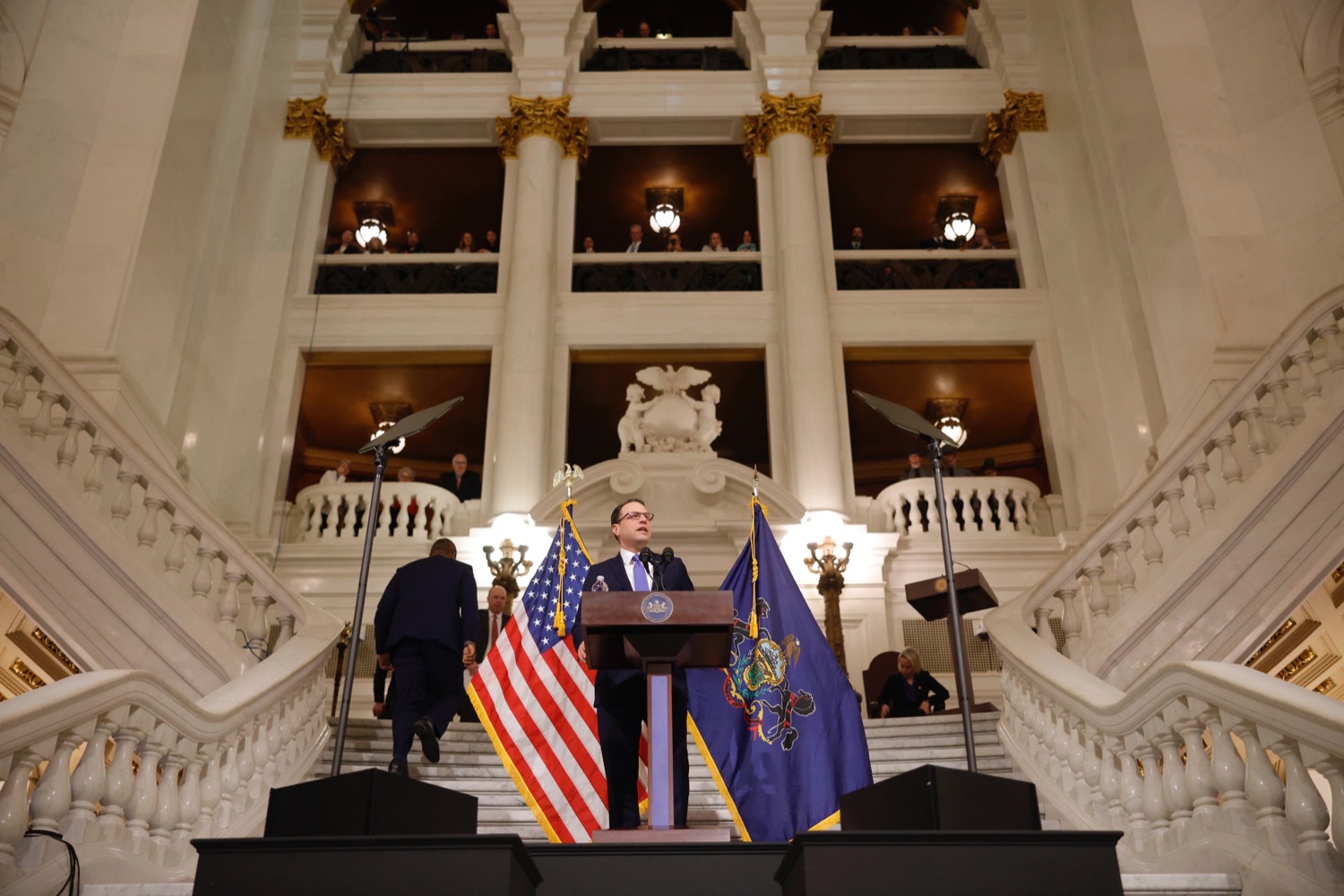 Governor Shapiro Unveils 2024-25 Budget Proposal to Get Stuff Done, Create Opportunity, and Advance Real Freedom for All Pennsylvanians<br><a href="https://filesource.amperwave.net/commonwealthofpa/photo/24341_Gov_BudgetAddress_photo_21.jpeg" target="_blank">⇣ Download Photo</a>