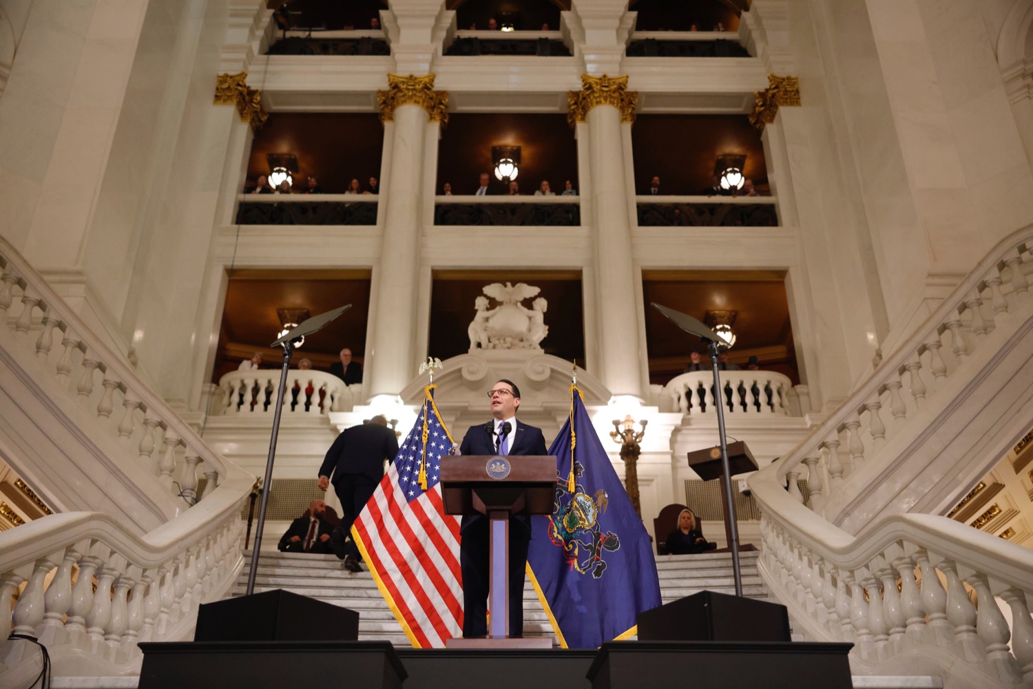 Governor Shapiro Unveils 2024-25 Budget Proposal to Get Stuff Done, Create Opportunity, and Advance Real Freedom for All Pennsylvanians<br><a href="https://filesource.amperwave.net/commonwealthofpa/photo/24341_Gov_BudgetAddress_photo_22.jpeg" target="_blank">⇣ Download Photo</a>