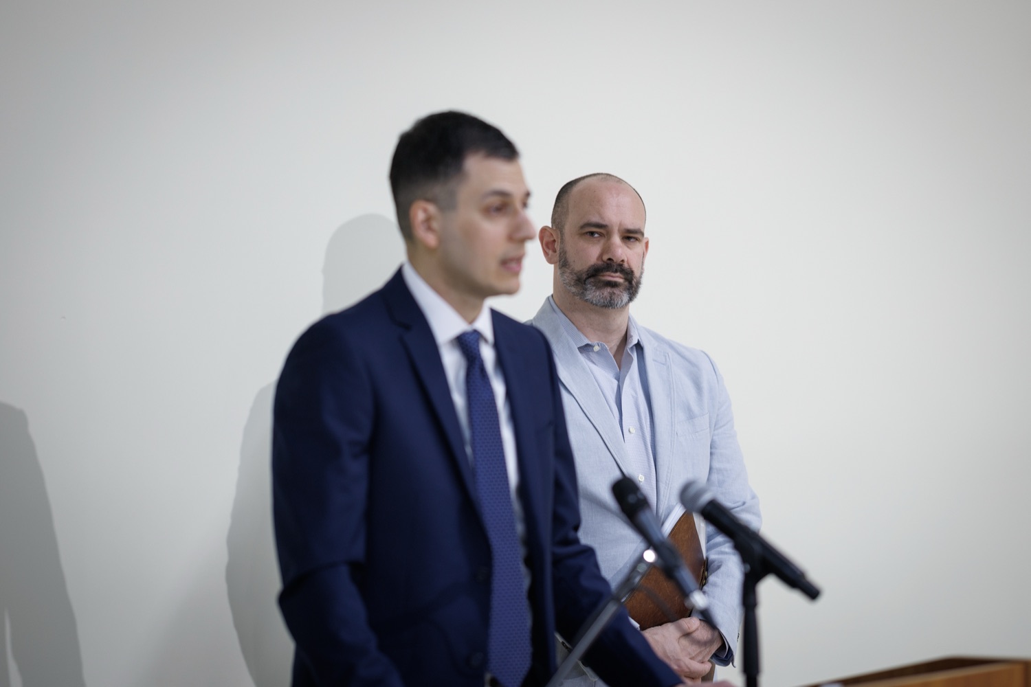 The Pennsylvania Insurance Department (PID) Commissioner Michael Humphreys joins the Department of Health (DOH) Special Advisor Dr. Robert Bonacci as they highlight Colorectal Cancer Awareness Month by reminding Pennsylvanians about the importance of annual health screenings and utilizing the free preventive services available through their insurance. .<br><a href="https://filesource.amperwave.net/commonwealthofpa/photo/29097_ins_colorectalCancer_JF_009.jpg" target="_blank">⇣&nbsp;Download Photo</a>